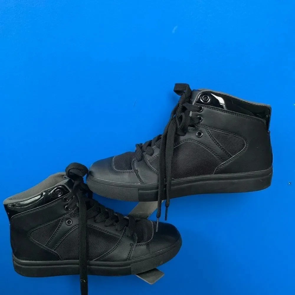 Hardlined By Sean John Mens Gray Leather Casual Lace Up Ankle Chukka Boot Sz 8.5